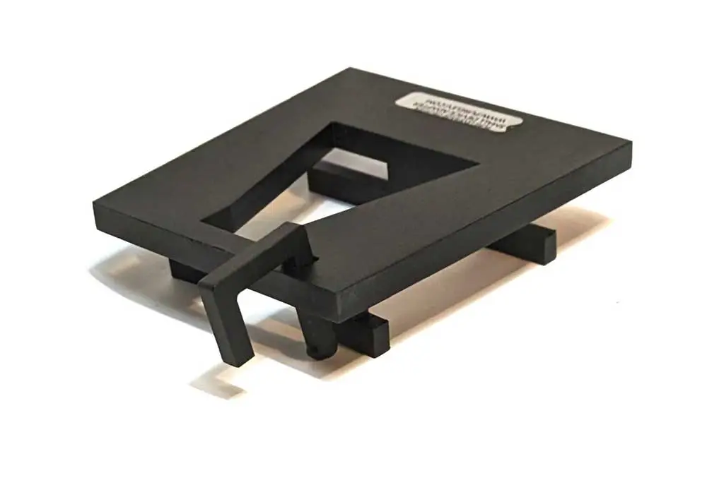 Pure Leverage Small Device Adapter for crushing smaller data storage devices; laptop drives, cell phones, SSDs, etc.