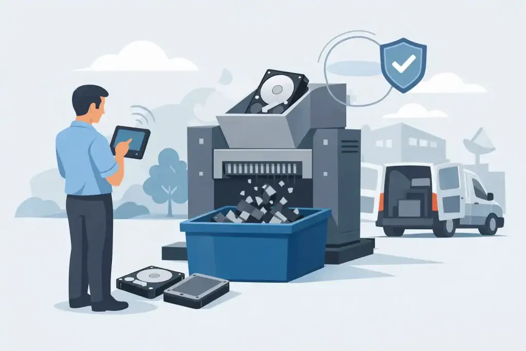 On Site Hard Drive Destruction You Control