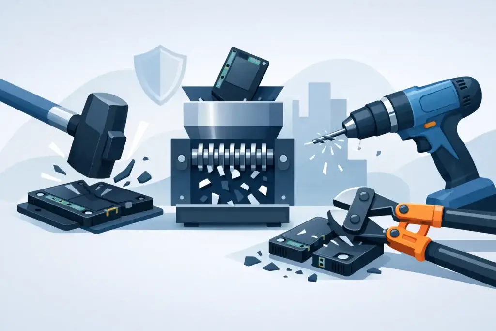 How to Physically Destroy SSDs Without Guesswork