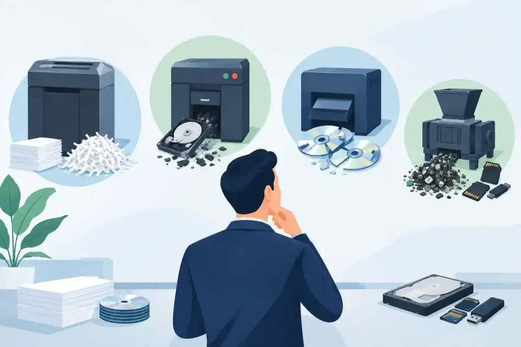 Choosing Media Destruction Equipment That Fits