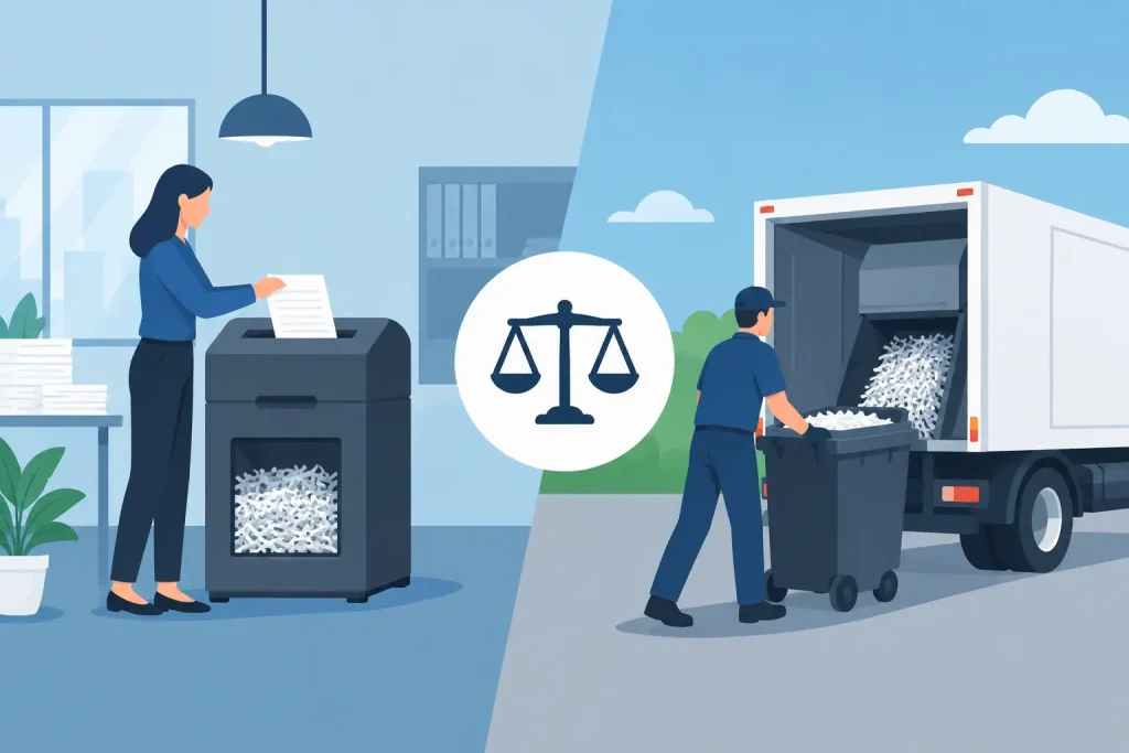 In-House Versus Outsourced Destruction Choices
